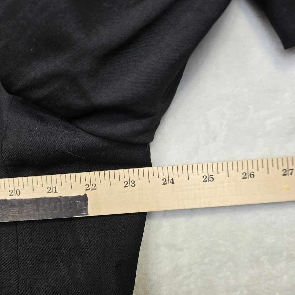 Banana Republic Black Wool Suit Jacket Mens 46R‎ 46 Modern Fit Italian Blazer